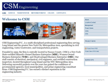 Tablet Screenshot of csmengineering.com
